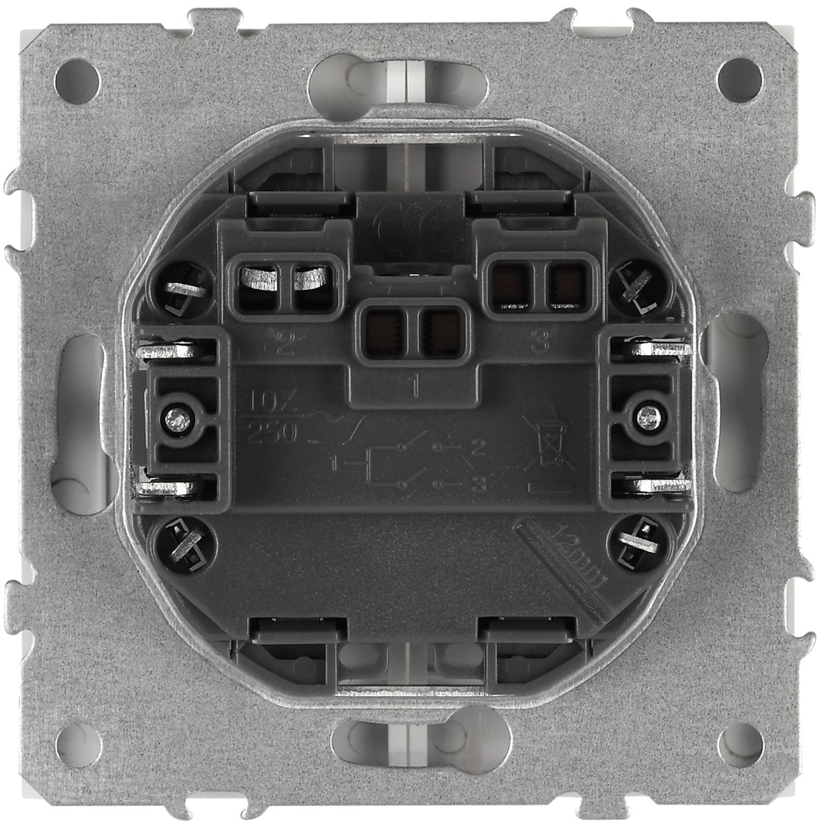 Переключатель ЭРА Galaxy 15-1106-01 двойной 10АХ-250В IP20 белый Б0070692