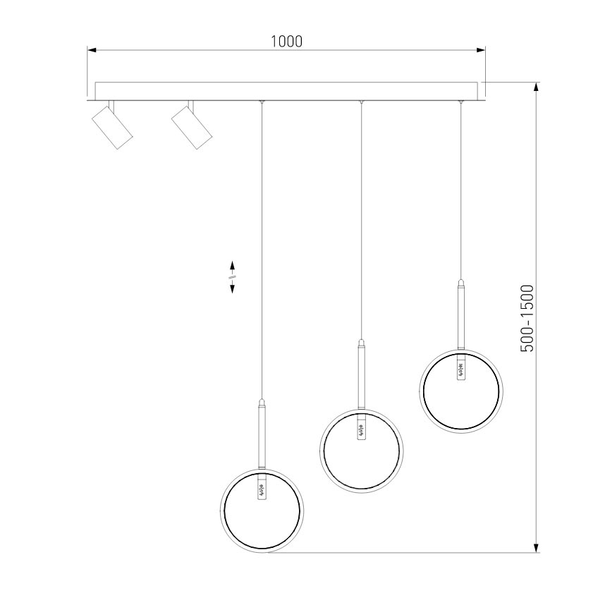 Подвесной светильник Eurosvet Verge 90249/5 черный