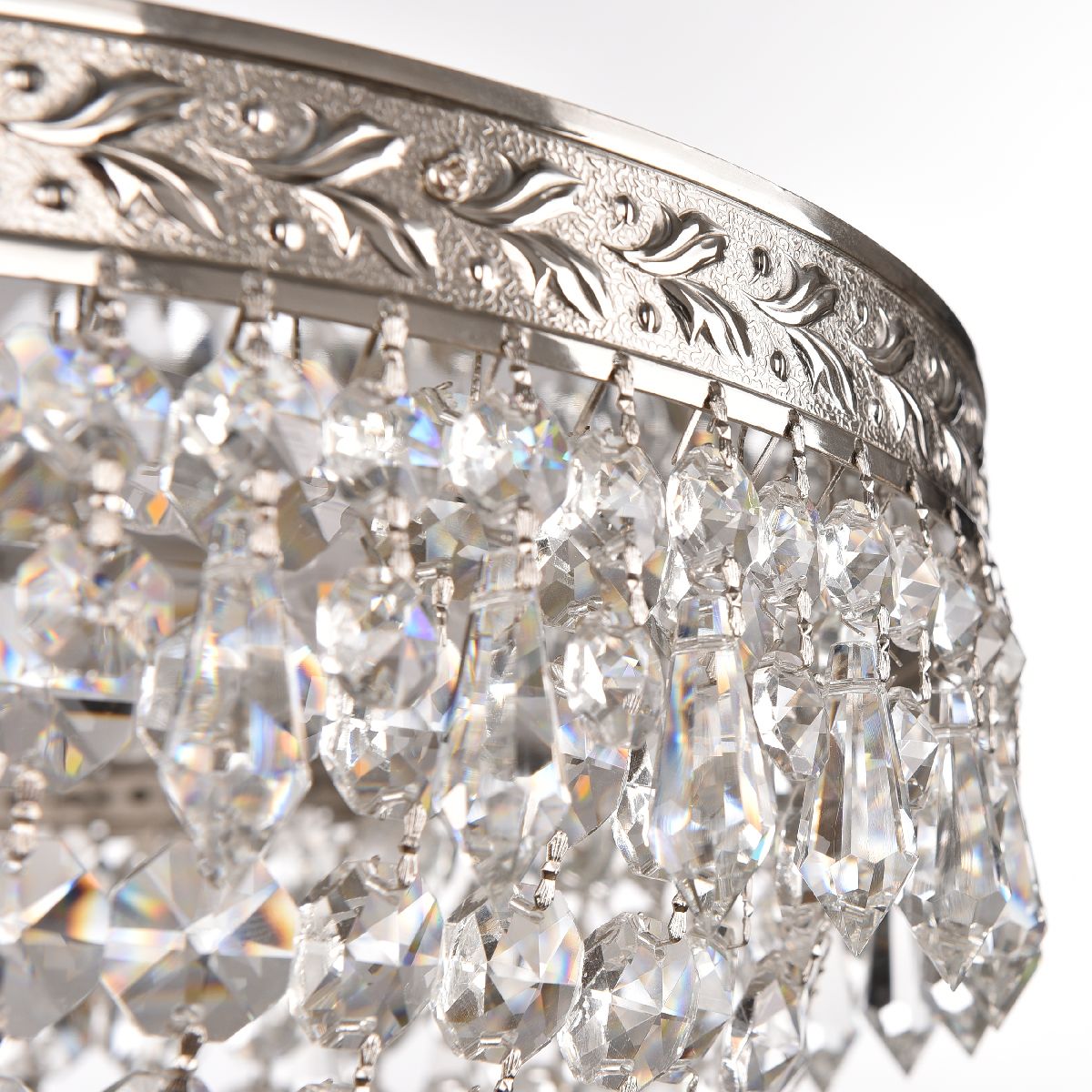 Потолочная люстра Bohemia Ivele Crystal 19011/55IV/LED-DIM Ni