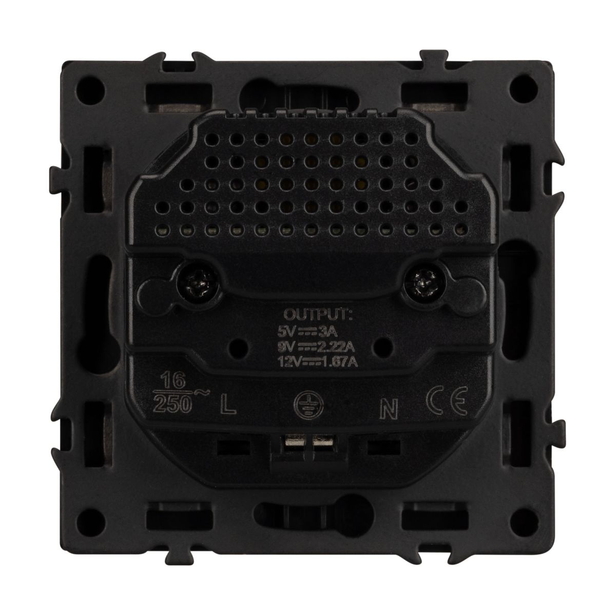 Розетка зк со шторками с USB тип А+С софт-тач серый базальт Arlight SCT-MUAC-SFPL-GR (250V, 16A) 054287(1)