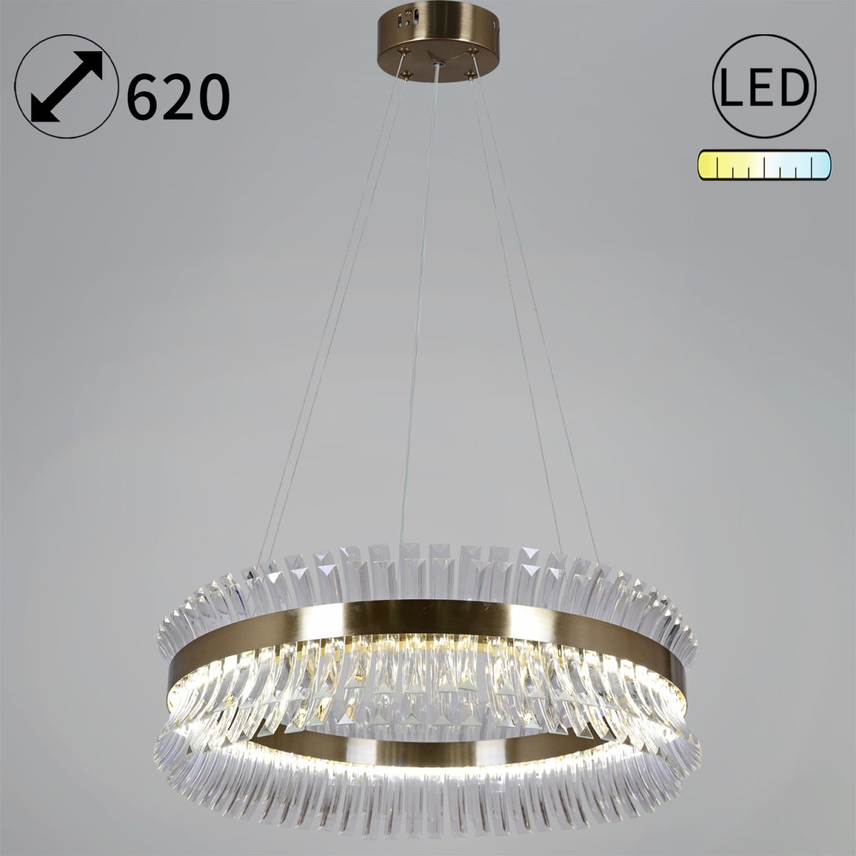 Подвесная люстра Reluce 80530-0.4-600 HGT