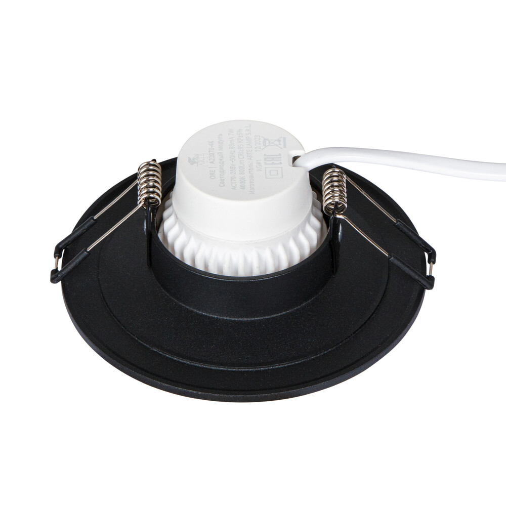 Точечный светильник Arte Lamp Ramp A8096PL-1BK