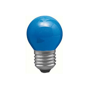 Лампа накаливания Paulmann Е27 25W шар синий 40134
