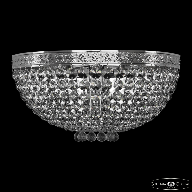 Настенный светильник Bohemia Ivele Crystal 19281B/35IV Ni