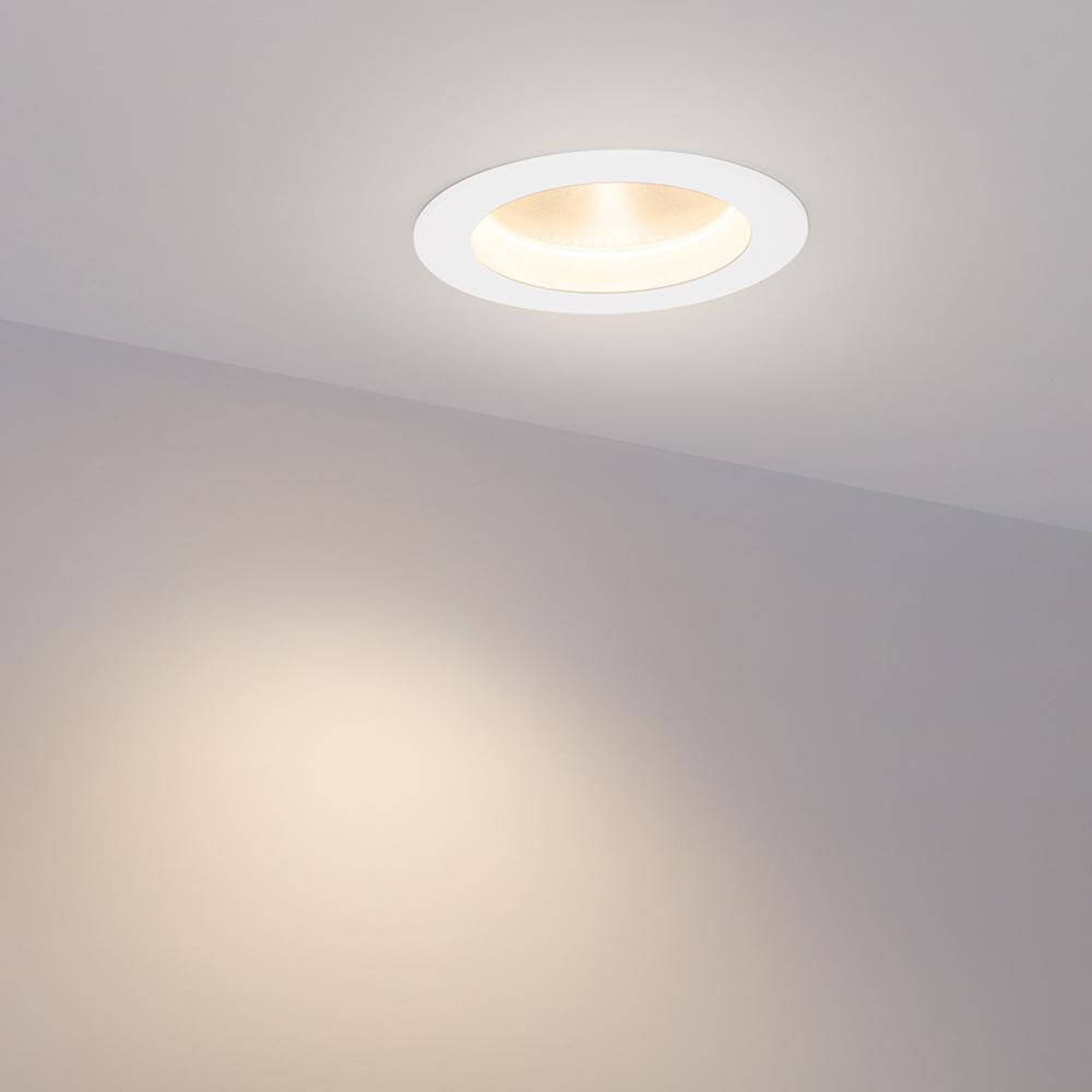 Встраиваемый светодиодный светильник Arlight LTD-187WH-Frost-21W Warm White 021069