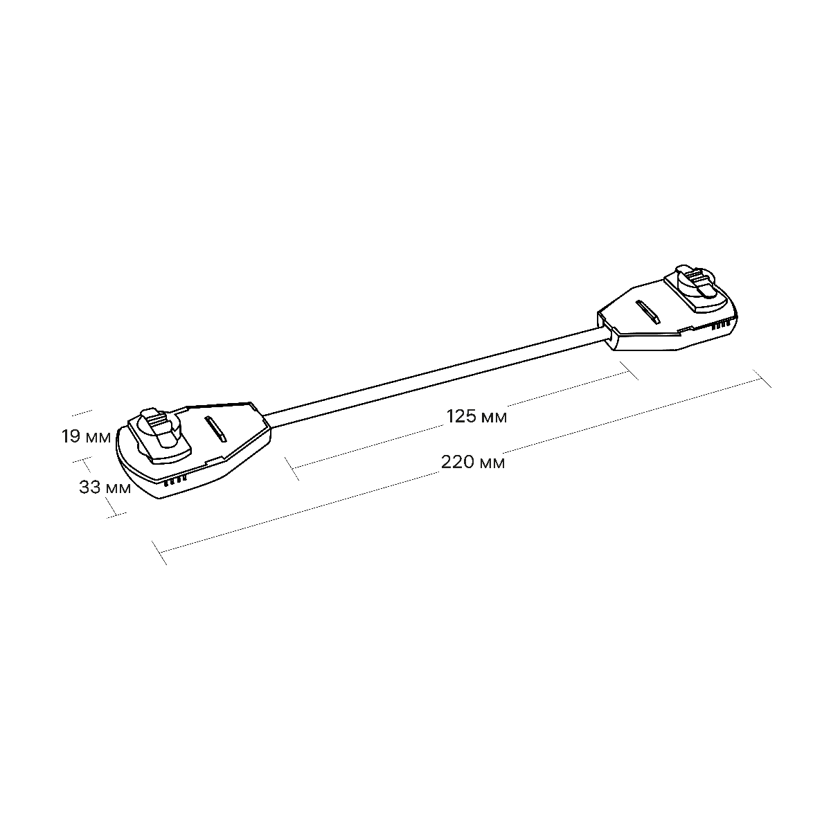 Гибкий коннектор для шинопровода Ritter Artline 59753 1