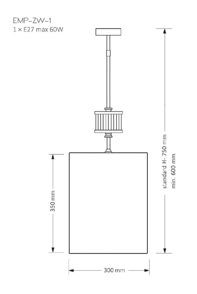 Подвесной светильник Kutek Mood Empoli EMP-ZW-1(N)