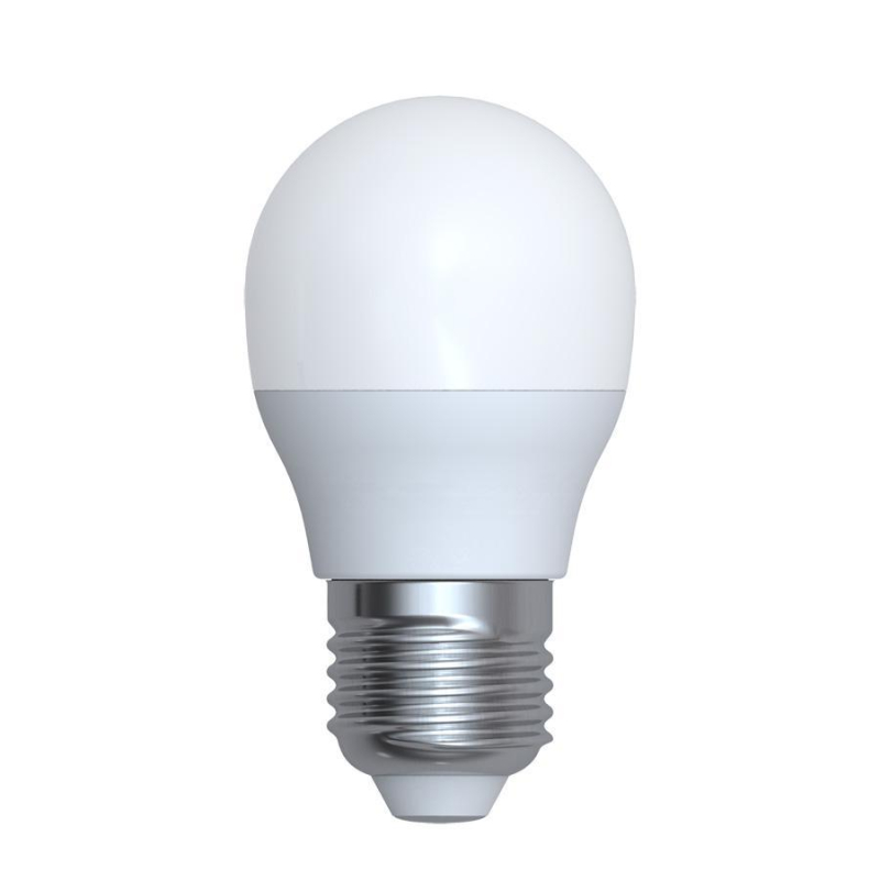Лампа светодиодная (UL-00006533) Uniel E27 6W 4000K матовая LED-G45-6W/4000K/E27/FR/RA95 PLK01WH