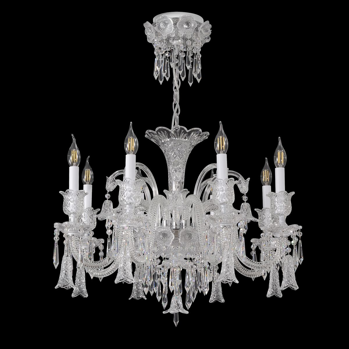 Подвесная люстра Crystal Lux VERSAILLES SP8 CHROME