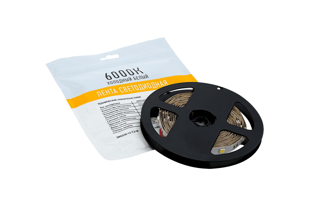 Светодиодная лента SWG SWG530-12-7.2-W-M 009261