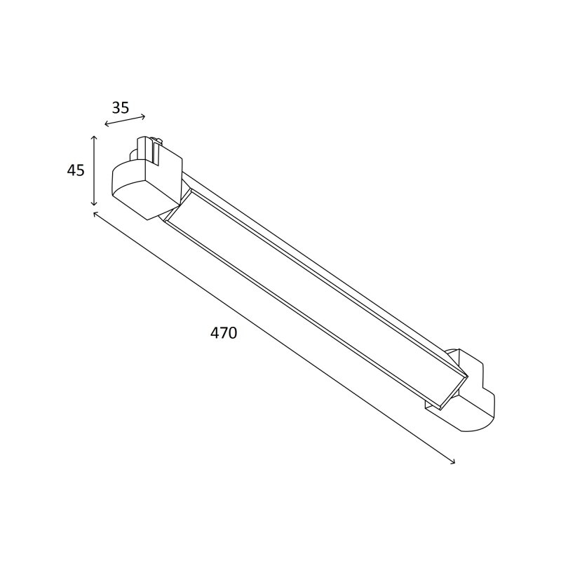Трековый однофазный светильник Hesby Lighting Skylite HSBL_0239