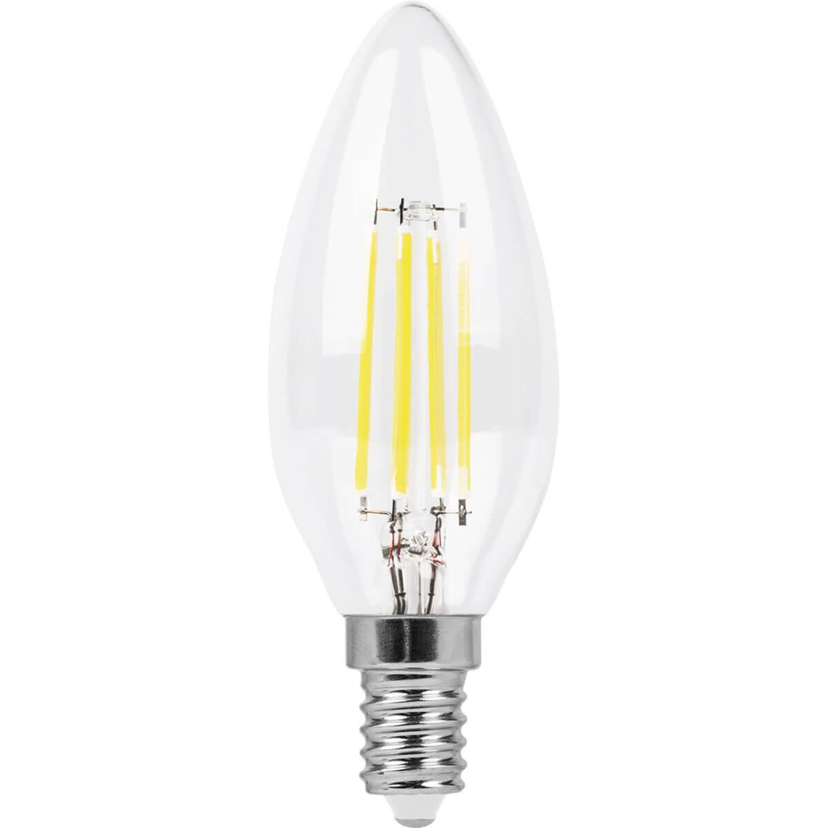 Лампа светодиодная филаментная Feron E27 9W 4000K Шар Прозрачная LB-63 25632