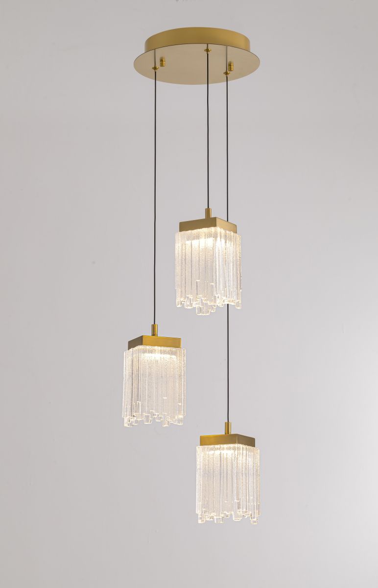 Подвесной светильник Delight Collection MD25020403-3A2 Satin gold