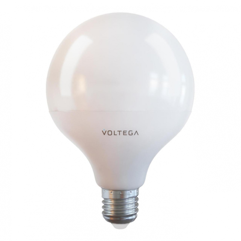 Лампа светодиодная Voltega E27 15W 4000К шар матовый VG2-G95E27cold15W 7087