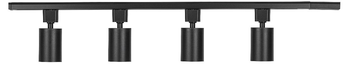 Трековый однофазный светильник (4 шт.) Эра TR70-SET4-GU10-BK Б0063956 УЦ