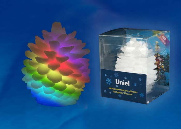 Фигурка светодиодная «Шишка» Uniel (UL-00001443) ULD-F004 RGB Pine Cone