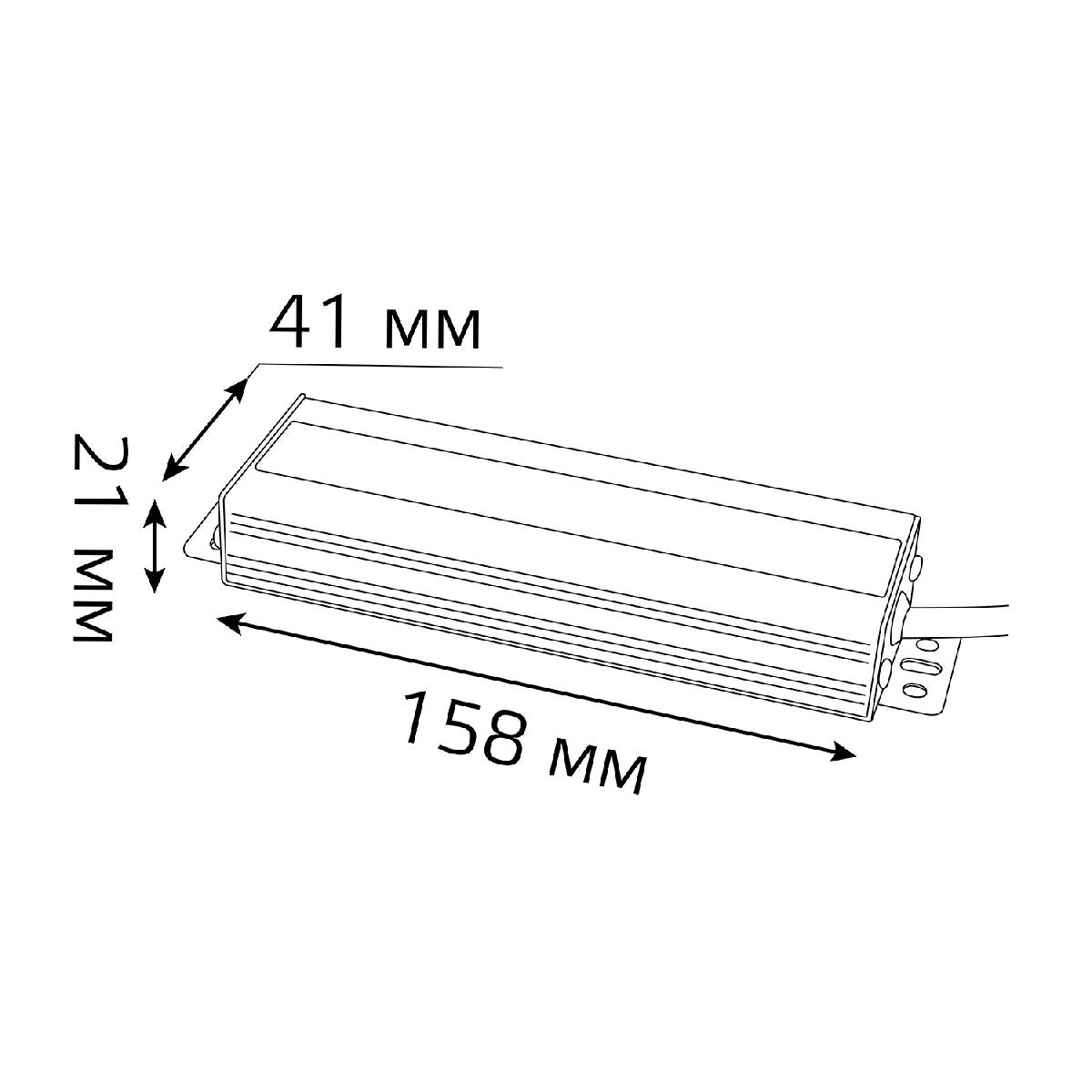 Блок питания Gauss 75Вт DC24 IP66 202022075