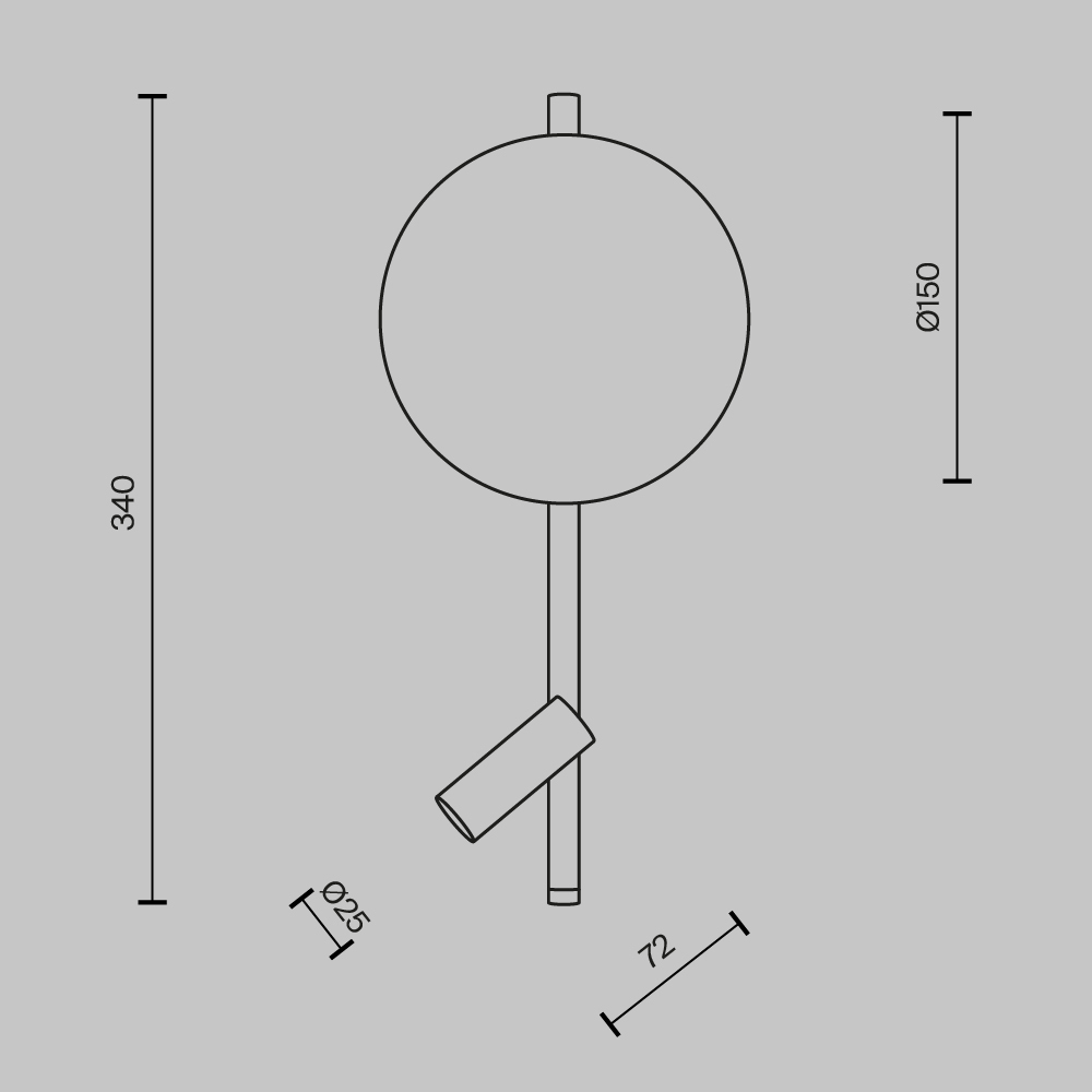 Бра Maytoni Solution MOD450WL-L9W3K