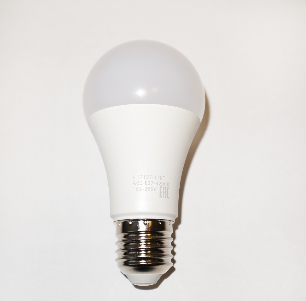 Лампа светодиодная i-Watt E27 17W 4200К груша матовая i-17127