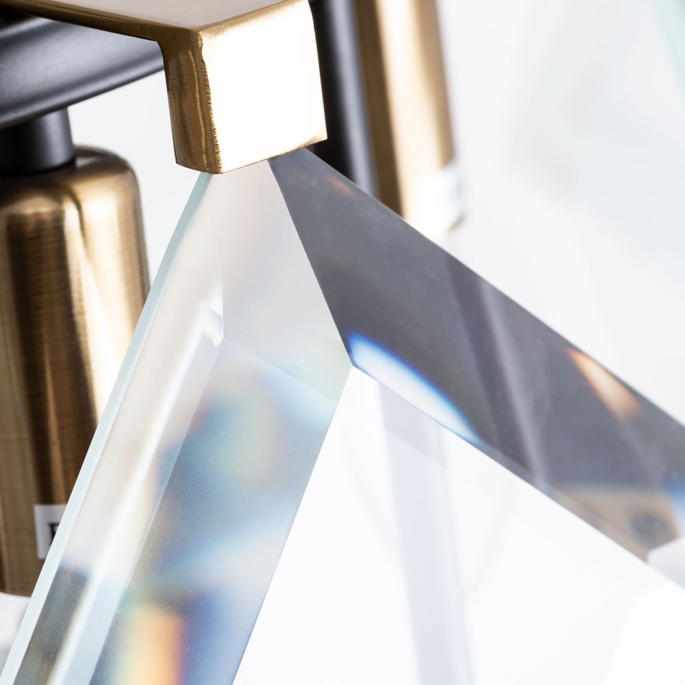 Подвесная люстра неоклассика Divinare Elliot 7304/04 SP-6