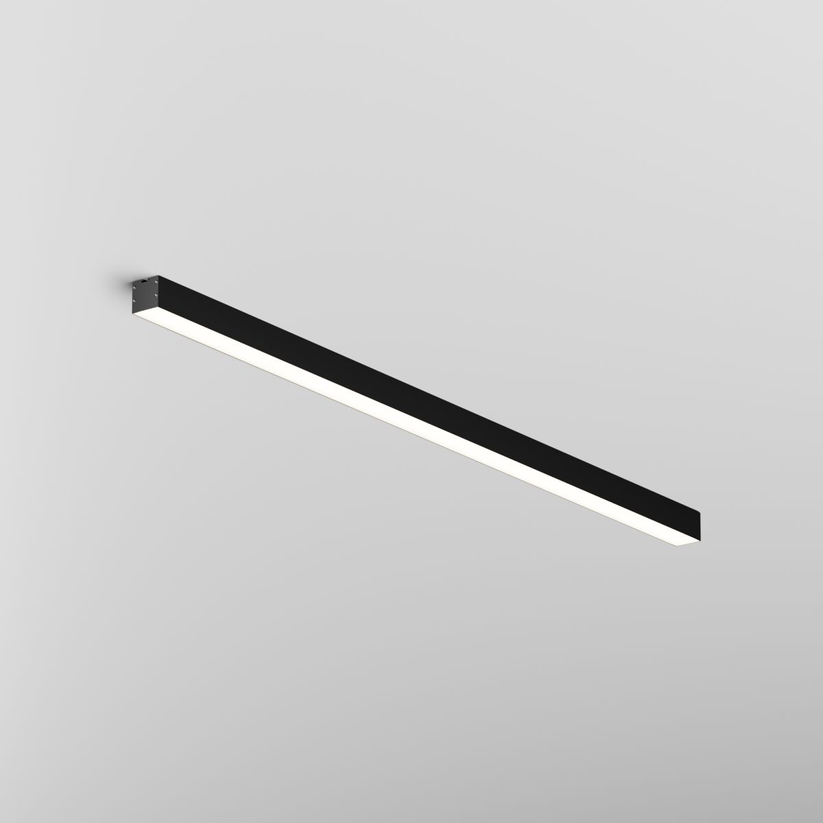 Линейный накладной светильник Maytoni Technical 4000K 35x35 (Черный, 1 м) LL311012
