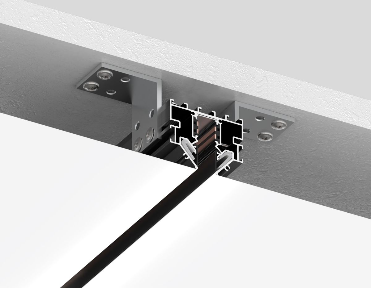 Шинопровод низковольтный для монтажа в натяжной потолок Ambrella Light Track System GL1945