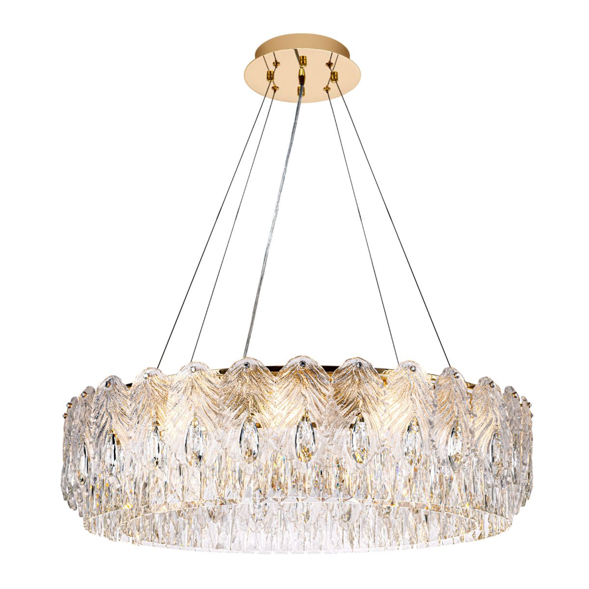 Подвесная люстра стекло Modelux ML.7445.800 GD