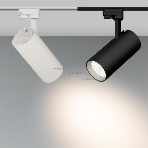 Трековый светодиодный светильник Arlight LGD-Gera-2TR-R90-30W Warm3000 025950