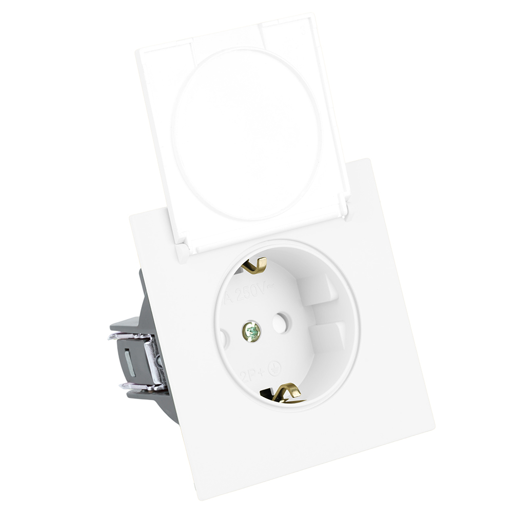Розетка 1-местная Stekker 250В 16А Мия RST16-3112-01 50441