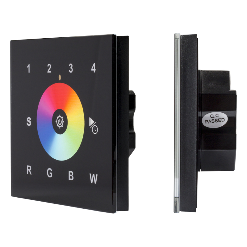 Сенсорная панель Arlight DALI-901-11-4G-RGBW-DT6-IN Black BUS/230V 037203