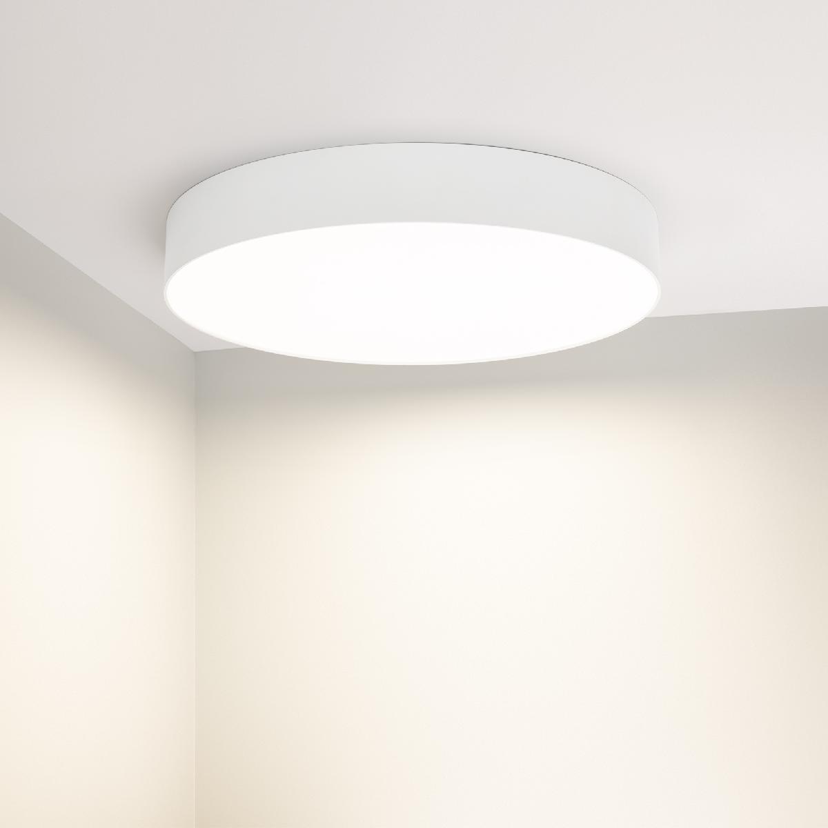 Накладной светильник Arlight IM-RONDO-EMERGENCY-3H-R400-40W Warm3000 (WH, 120 deg, 230V) 039648