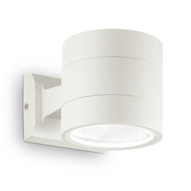 Уличный настенный светильник Ideal Lux Snif Round AP1 Bianco 144283