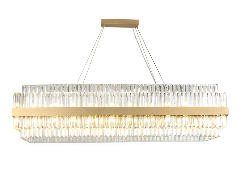 Подвесная светодиодная люстра Newport Kelly 10242/120 brass М0067325