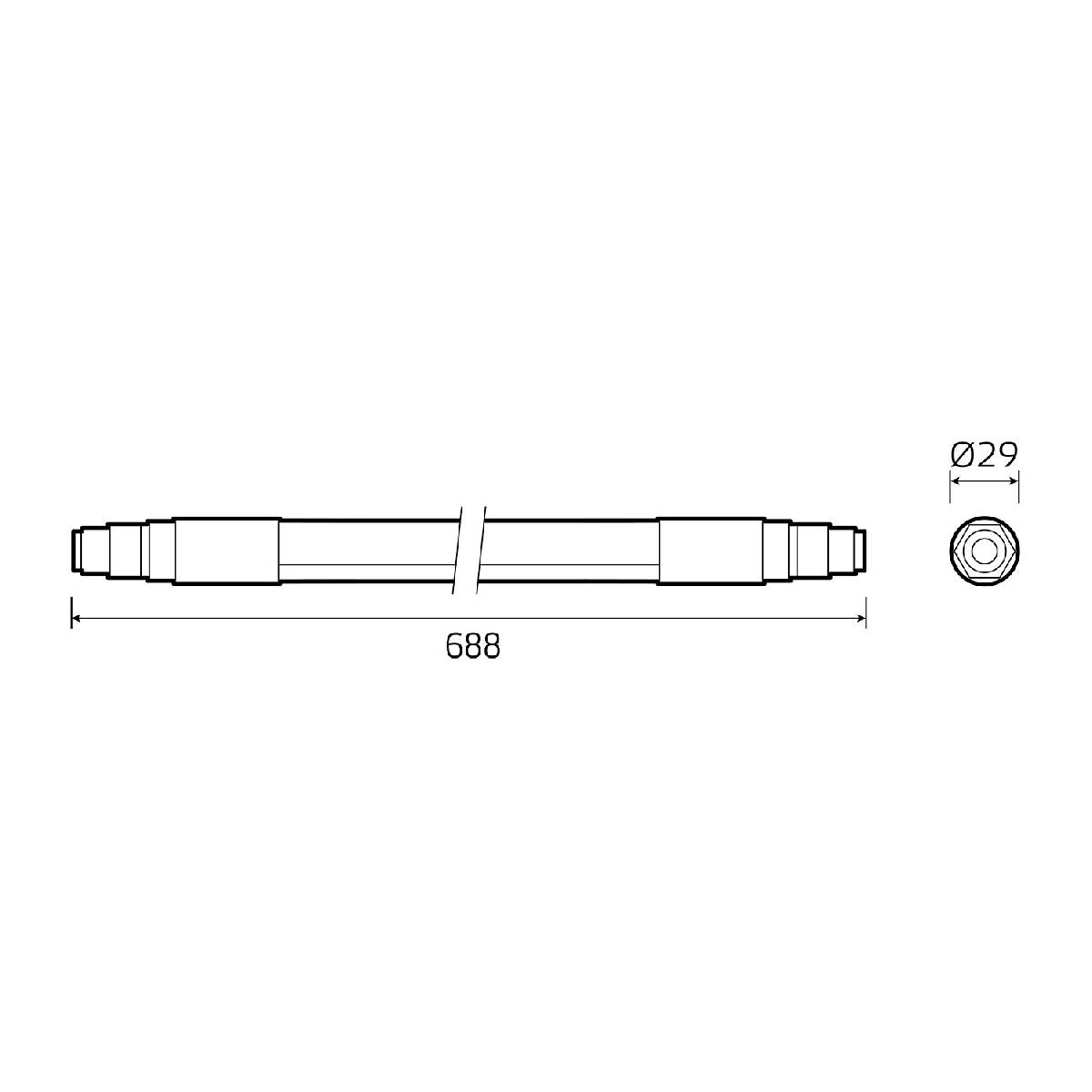 Линейный потолочный светильник Gauss Compact 843424212