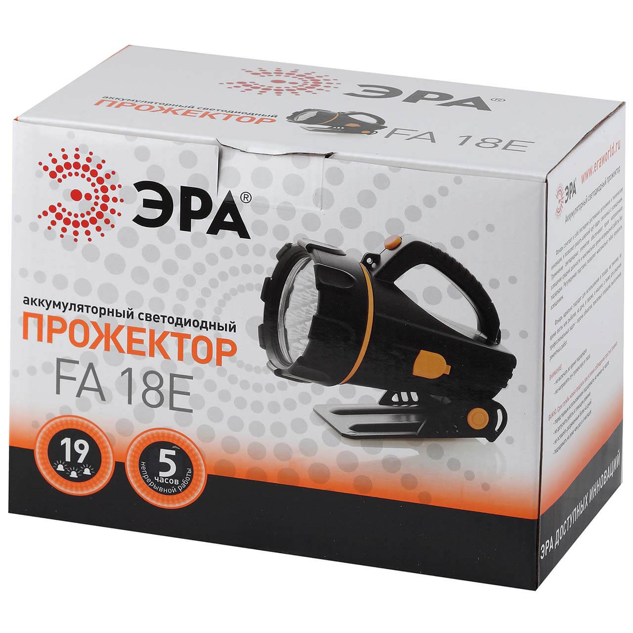 Фонарь-прожектор аккумуляторный ЭРА FA18E C0031354 в Москве