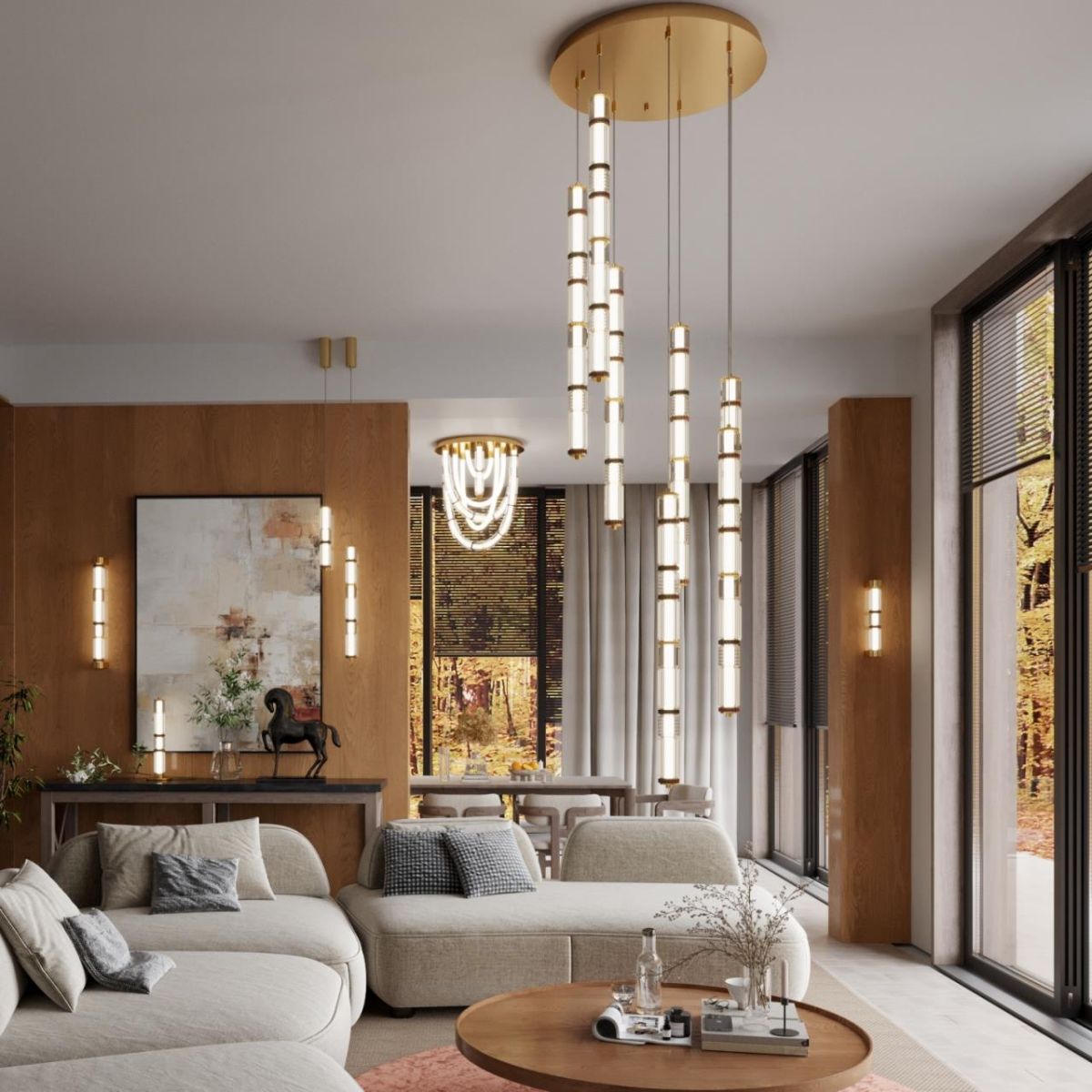 Подвесной светильник Odeon Light L-Vision Collier 5455/18L