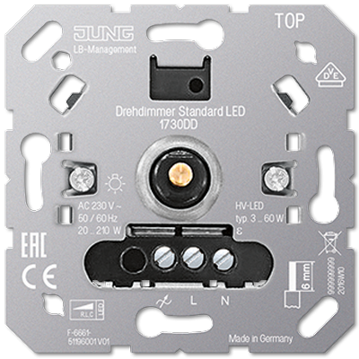 Диммер роторный Jung 1730DD