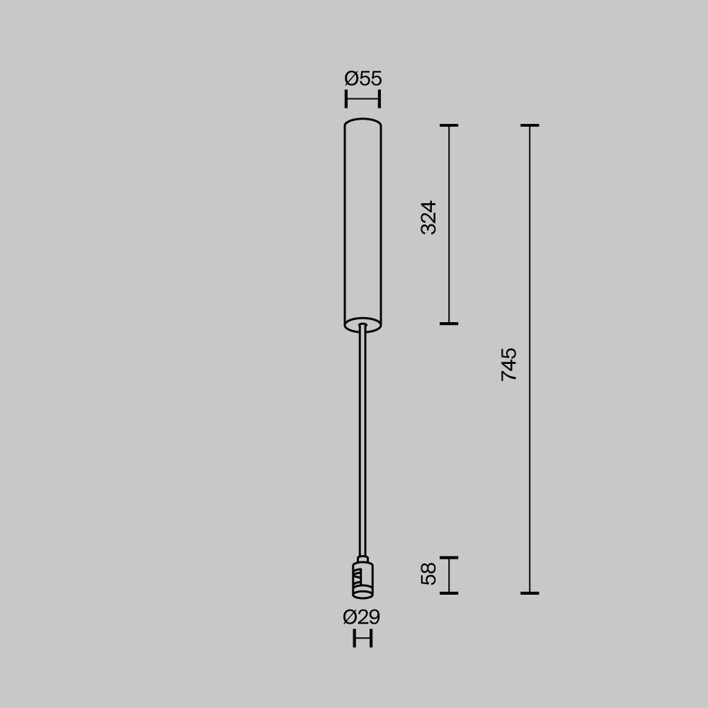 Основание потолочное для блока питания с вводом питания Maytoni Flarity TRA159C-BB1-BS