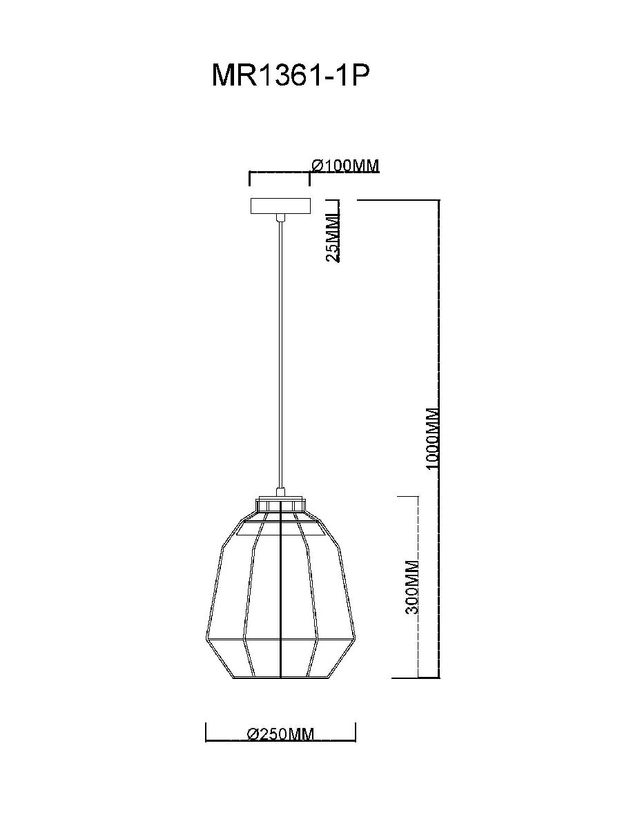 Подвесной светильник MyFar Hill MR1361-1P