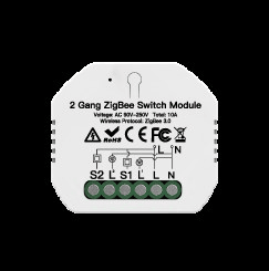 Переключатель Moes Switch Module Wi-Fi 2,4GHz & Zigbee+RF433 MGHz MS-104BZR