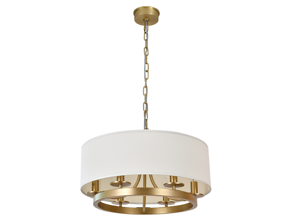 Подвесная люстра под натяжной потолок Newport 3556/С brass М0071418