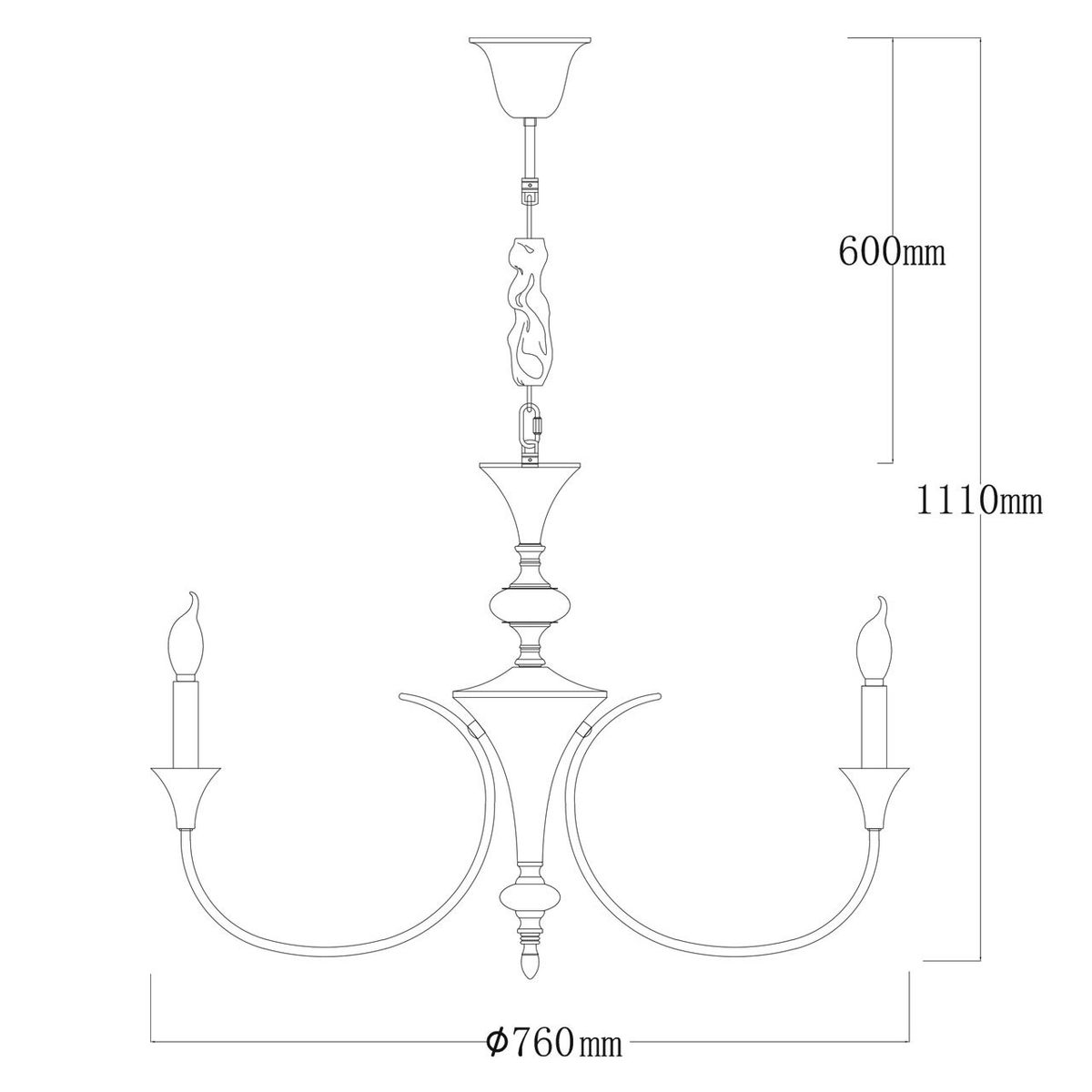 Подвесная люстра MW-Light Консуэло 614013208