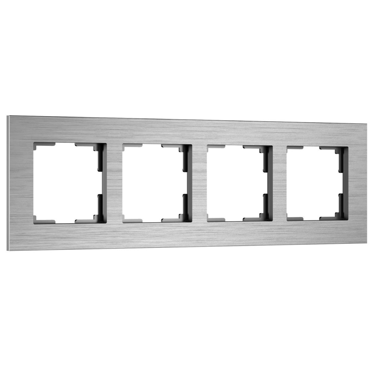 Рамка на 4 поста Werkel AluMax 4690389204098 W0043506 a066328