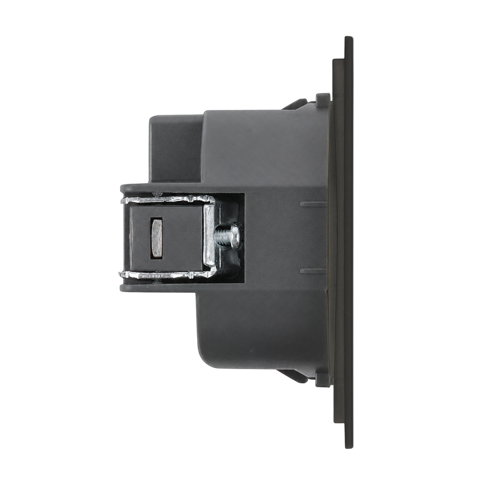 Розетка HDMI 2.0 Type A Stekker Мия RST00-3118-05 черный бархат 50828