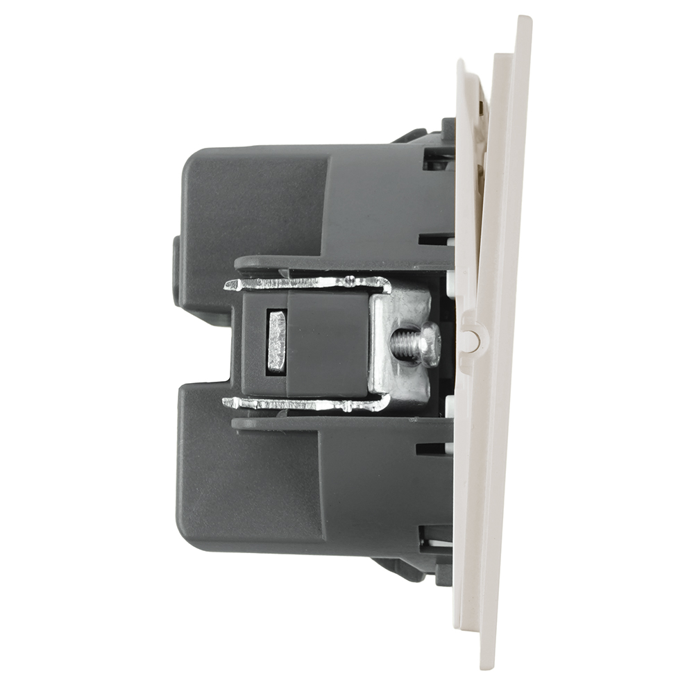 Выключатель 1-клавишный (механизм) Stekker Мия 250В 10А RSW10-3103-08 пудровый жемчуг 50472