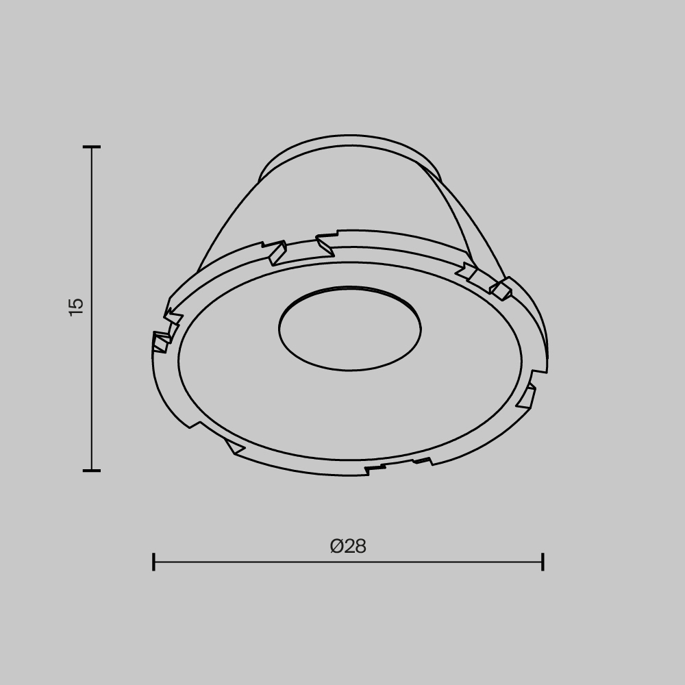 Линза Maytoni Downlight LensCD28-24