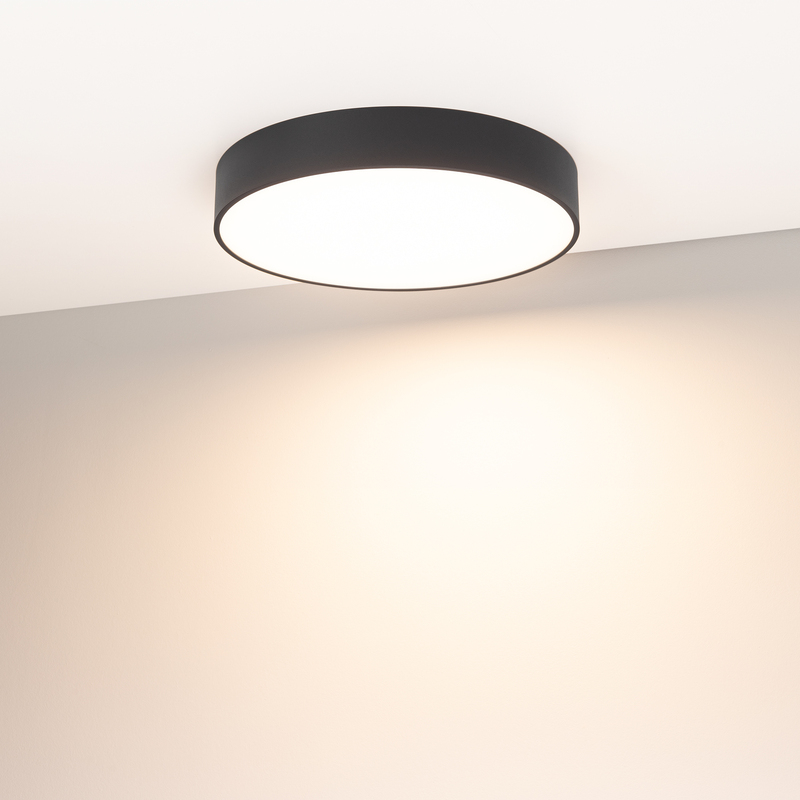 Накладной светильник Arlight IM-RONDO-EMERGENCY-3H-R400-40W Warm3000 (BK, 120 deg, 230V) 039650