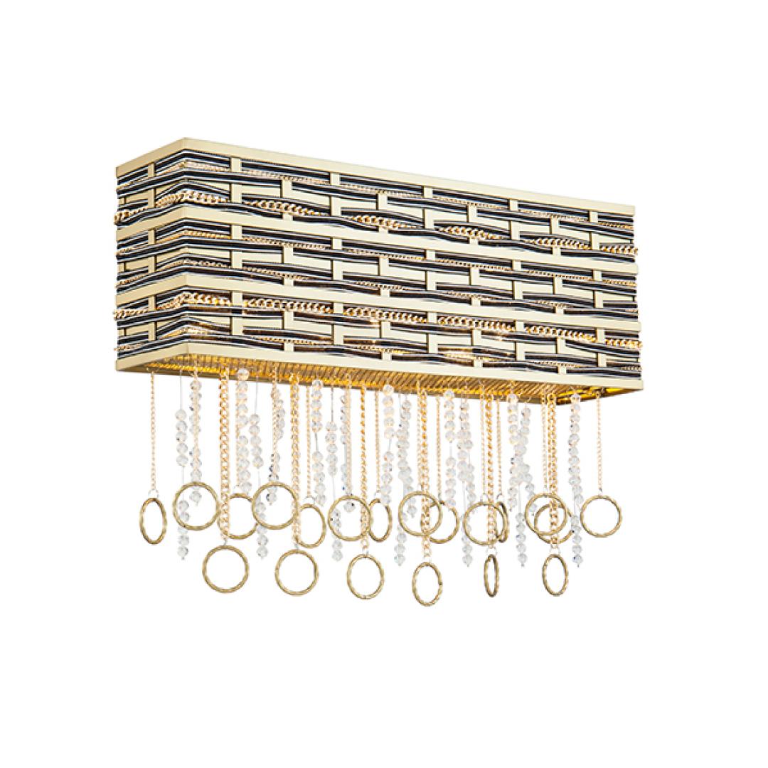 Настенный светильник Lucia Tucci Perso W4930.3 Gold&Black