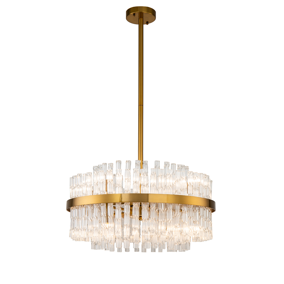 Люстра на штанге Delight Collection KG0907P-8A brass