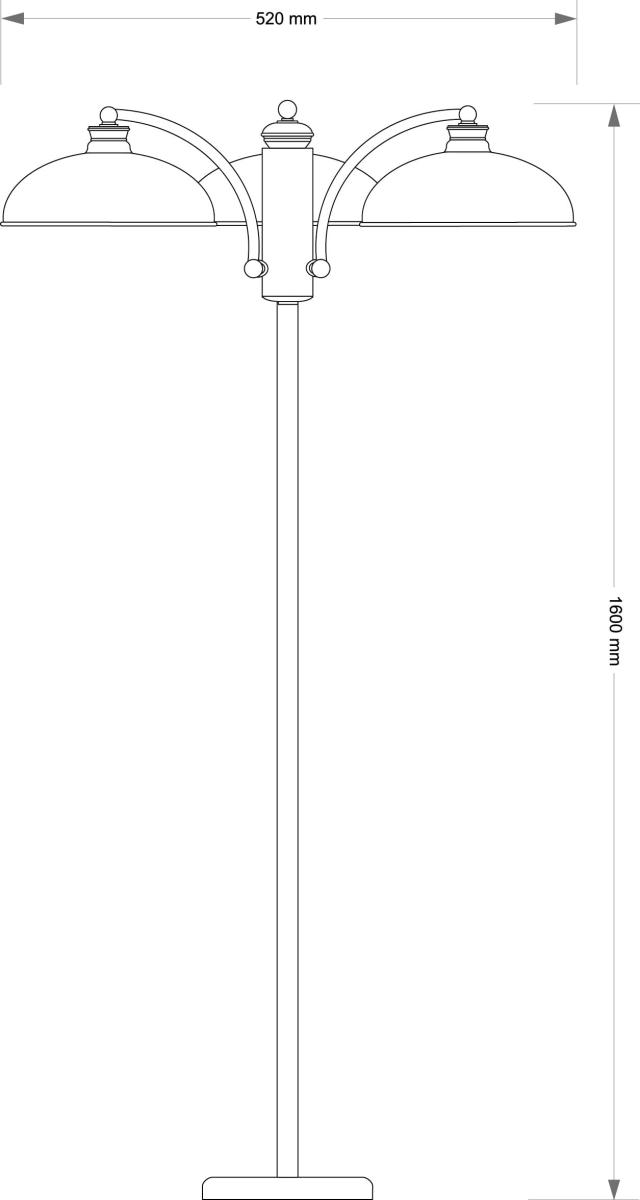 Торшер Kutek N N-LS-3 (Z)